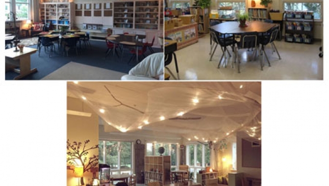 Classroom with Lights