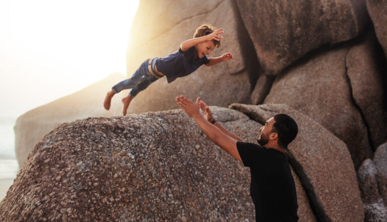 Kid Trust Fall