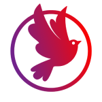 Bird circle icon