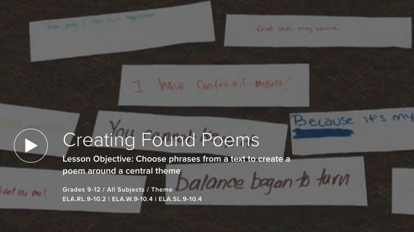 Creating Found Poems