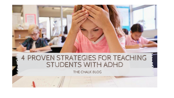 4 Proven Strategies for teaching students with ADHD