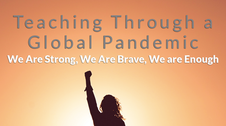 We are strong we are brave we are enough