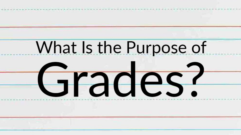 Purpose of grades