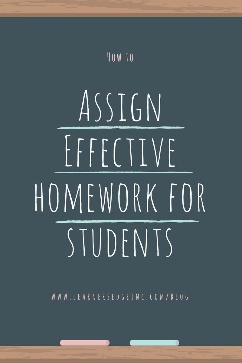 Should Students Have Homework