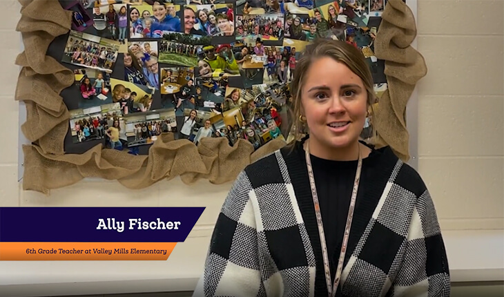 Ally Fischer Teacher at Valley Mills Elementary - MSD Decatur video thumbnail