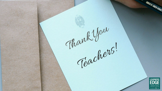Thankyou teacher we are grateful