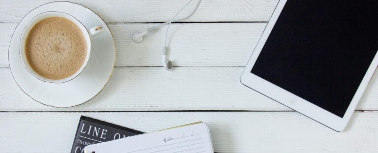 Coffee Tablet Headphones Work