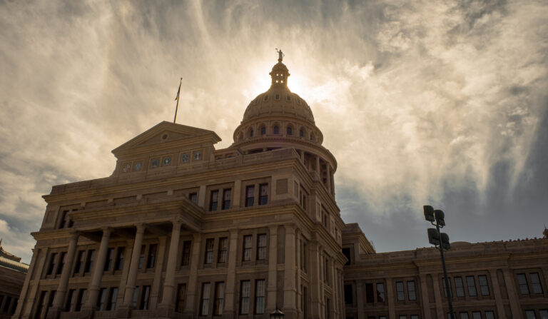 Sunlit Texas State Capital