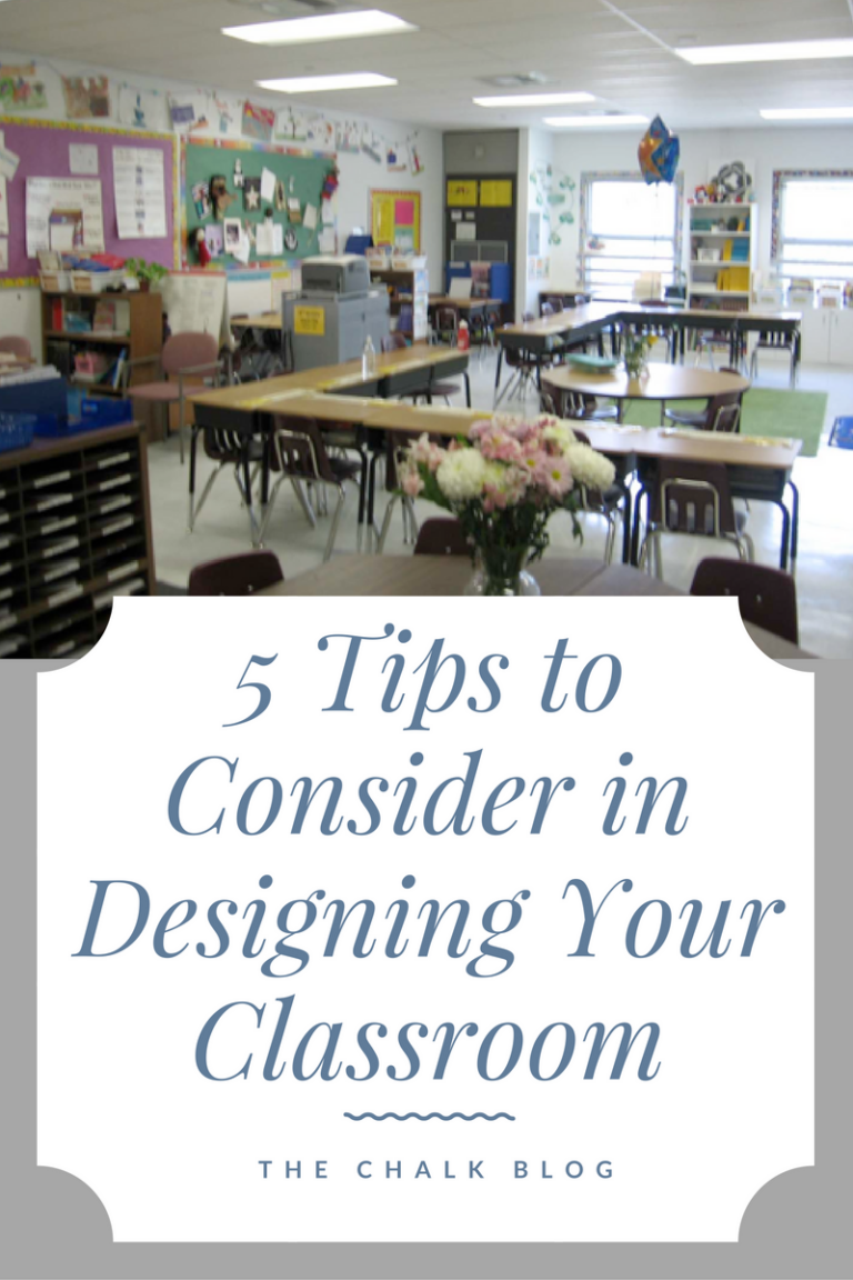5 Tips to Consider in Designing Your Classroom