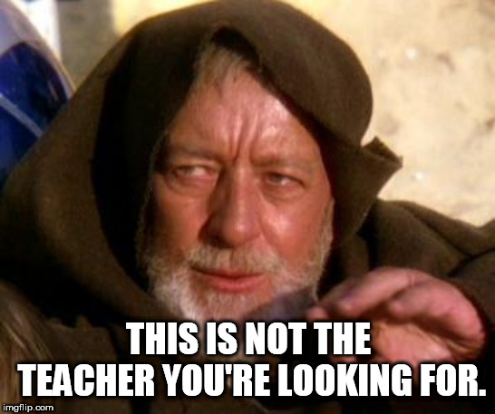 This Is Not The Teacher
