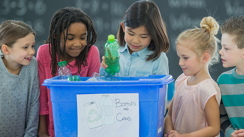 Start a school recycling program