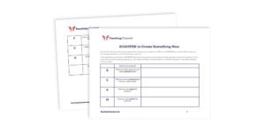 Guide Students Through the Product Design Process With SCAMPER ...