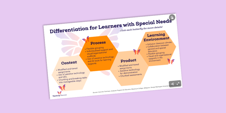 Differentiation for Learners with Special Needs