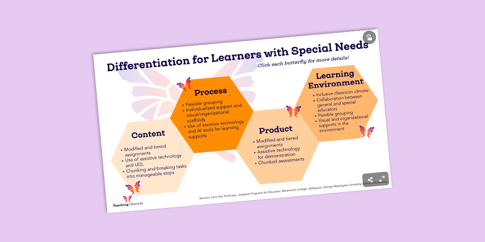 Differentiation for Learners with Special Needs