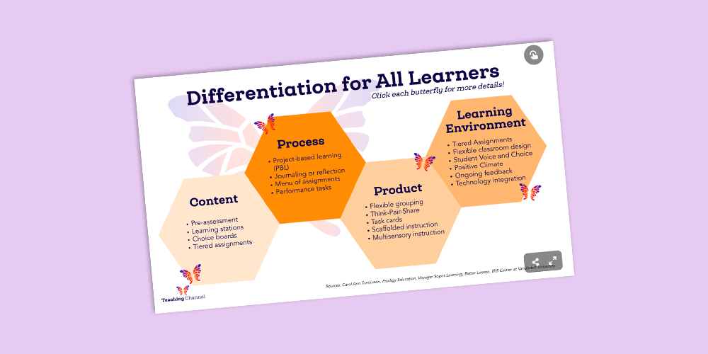 Differentiation for all learners
