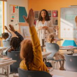 Students in a classroom