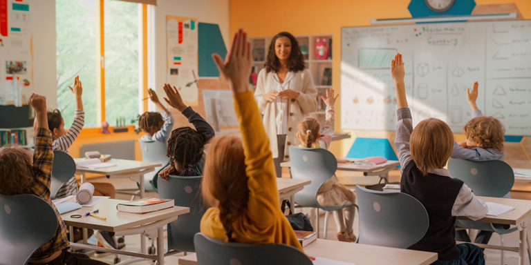 Students in a classroom